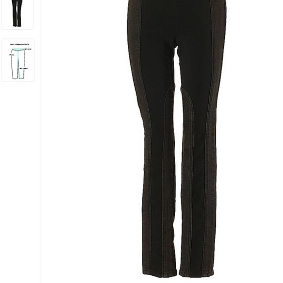 BCBG Max Azria Jean/Stretch Legging - Grey and Black sz XS - Picture 7 of 7